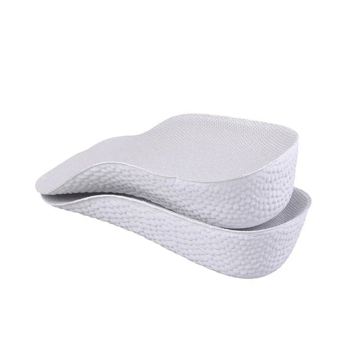 Talonnettes orthopédiques discrètes pour hommes, augmentent la taille et améliorent la posture avec confort.