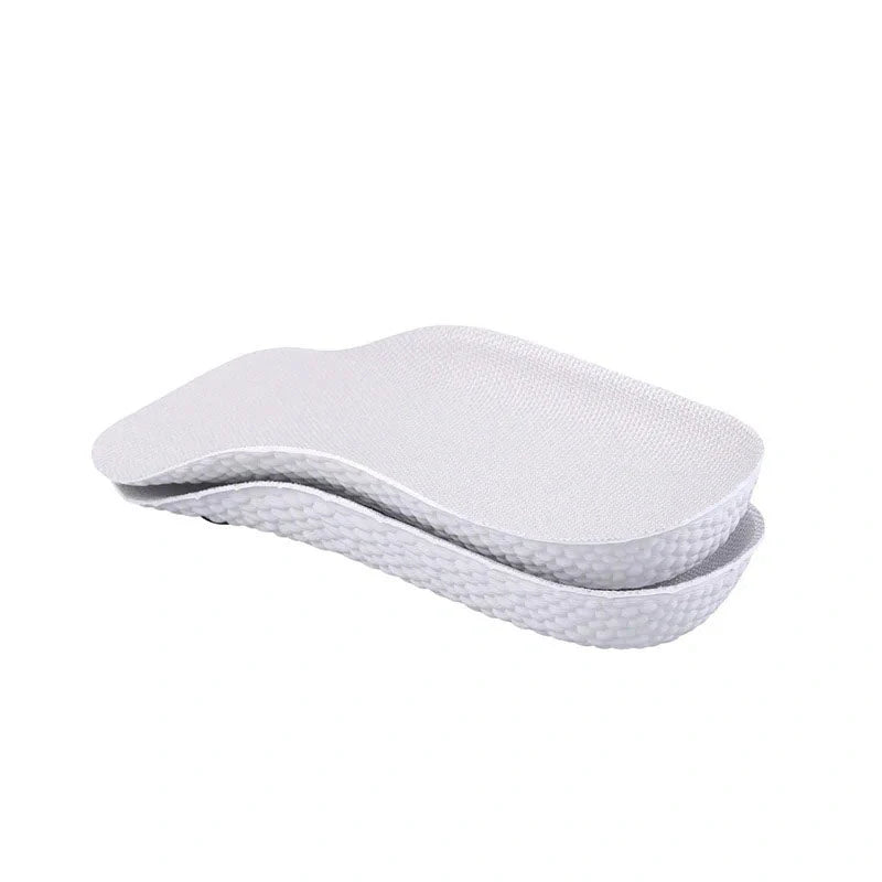Semelles talonnettes en silicone pour hommes, ergonomiques, confortables et amortissantes, discrètes pour la hauteur.