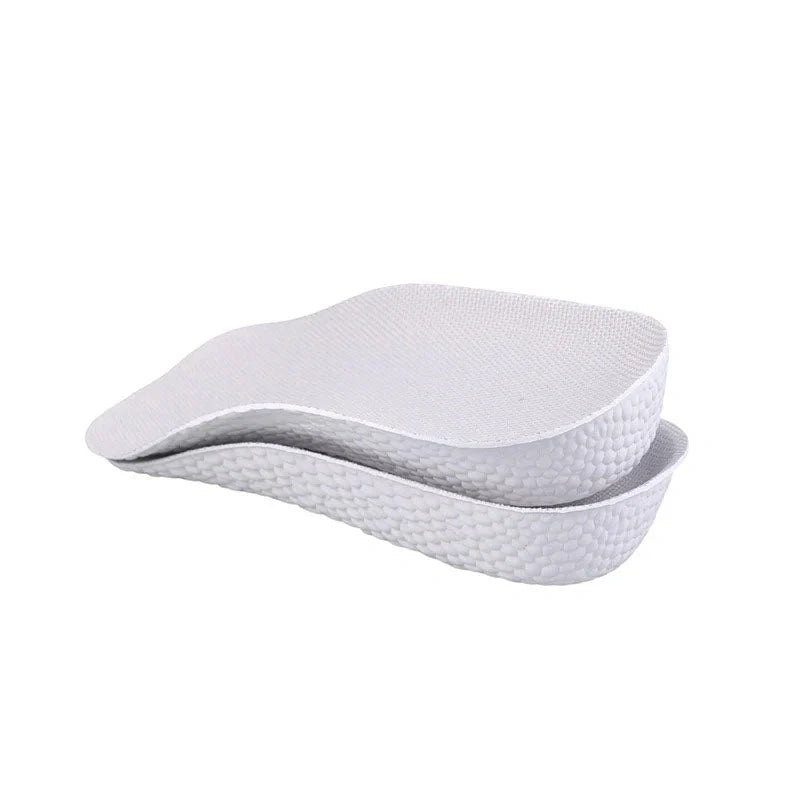 Talonnettes hommes, semelles rehausseuses confortables, orthopédiques, discrètes pour une meilleure posture et grandeur.