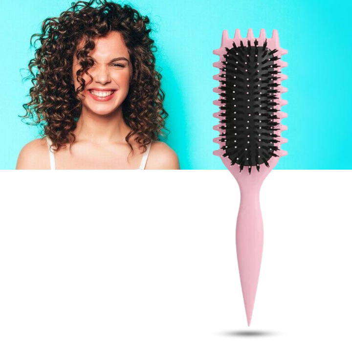 Brosse démêlante et définissante pour boucles - Ozerty