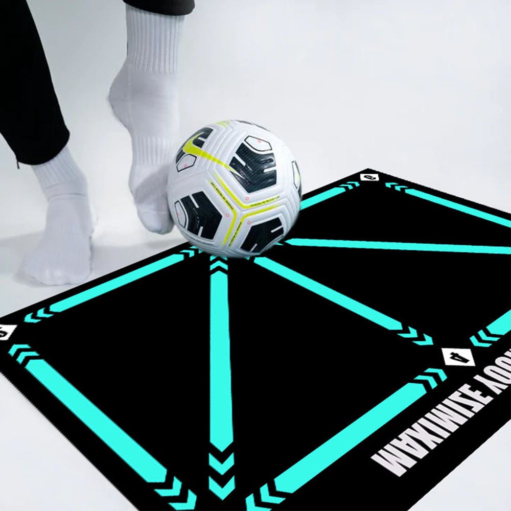 Tapis entraînement football. Améliorez contrôle de balle, précision et agilité.  Surface antidérapante.