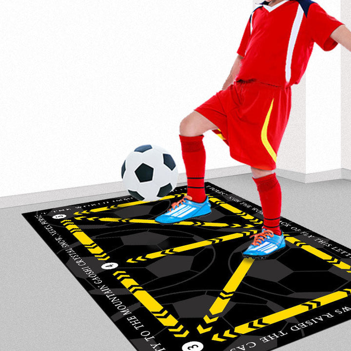 Tapis entraînement football. Améliorez contrôle de balle, précision et agilité.  Surface antidérapante.