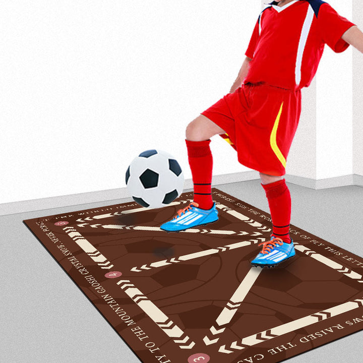 Tapis entraînement football. Améliorez contrôle de balle, précision et agilité.  Surface antidérapante.