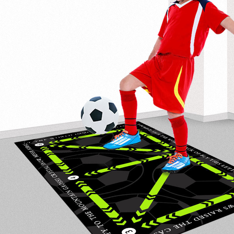 Tapis entraînement football. Améliorez contrôle de balle, précision et agilité.  Surface antidérapante.
