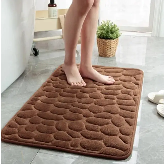 Tapis GaletConfort anti - dérapant et ultra - Absorbant - 40x60cm / Marron