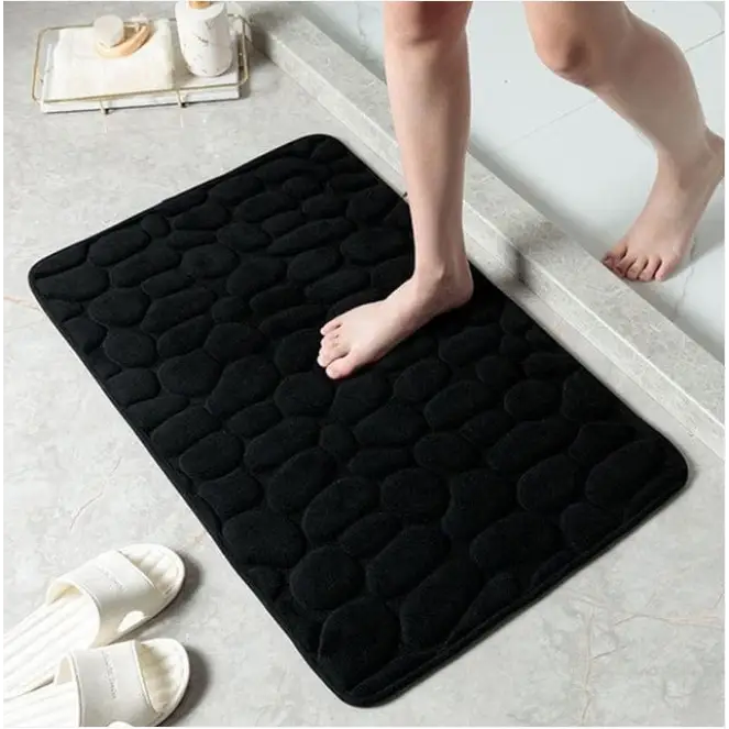 Tapis GaletConfort anti - dérapant et ultra - Absorbant - 40x60cm / Noir