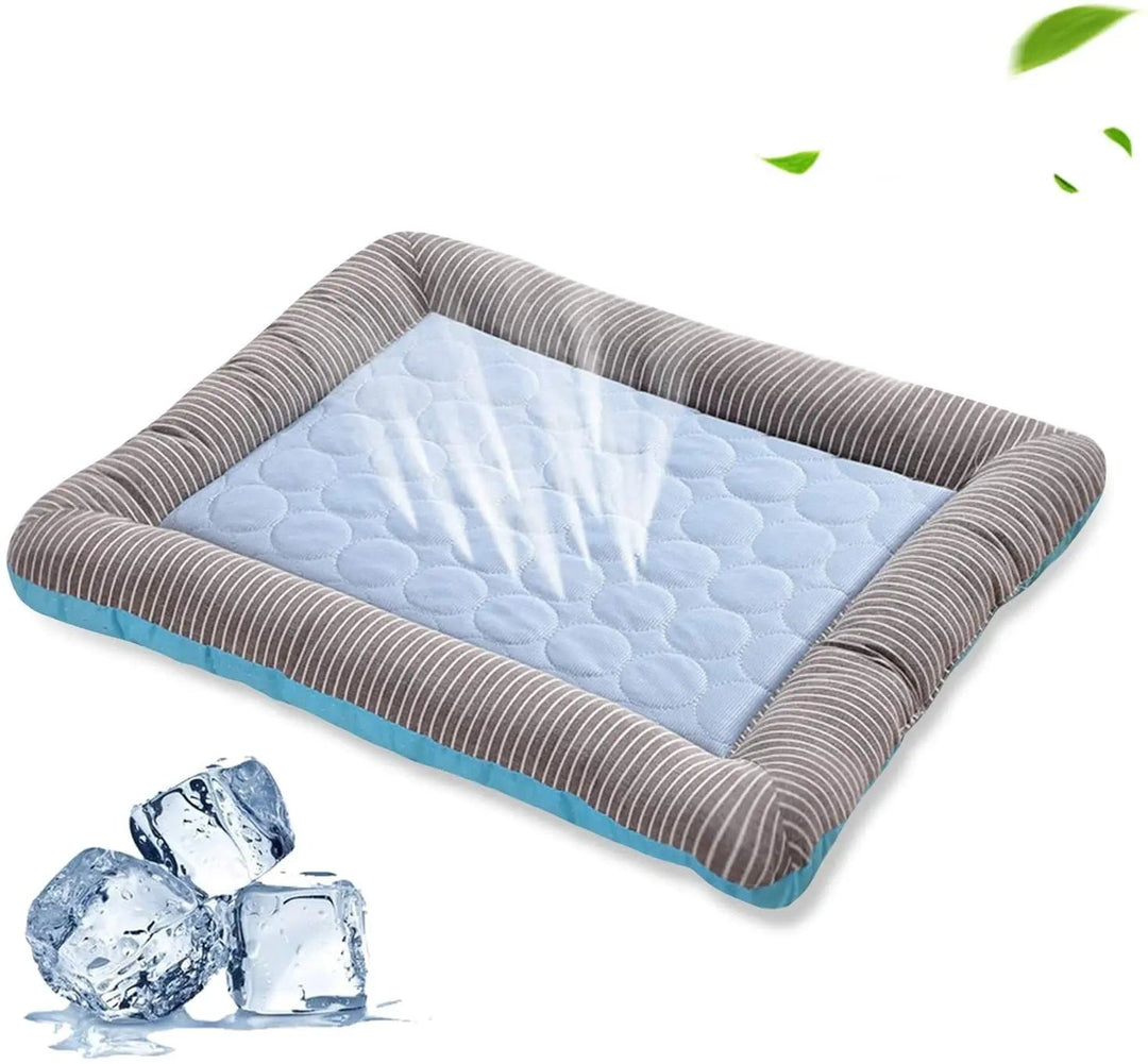 Tapis rafraîchissant pour chien et chat. Coussin confortable et frais pour animaux, idéal pour l'été.