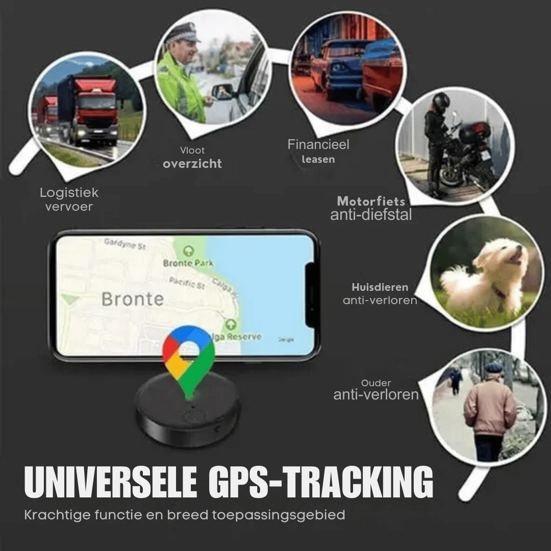 "Traceur GPS compact noir, discret pour voiture et clés, design mini, suivi en temps réel sans abonnement"