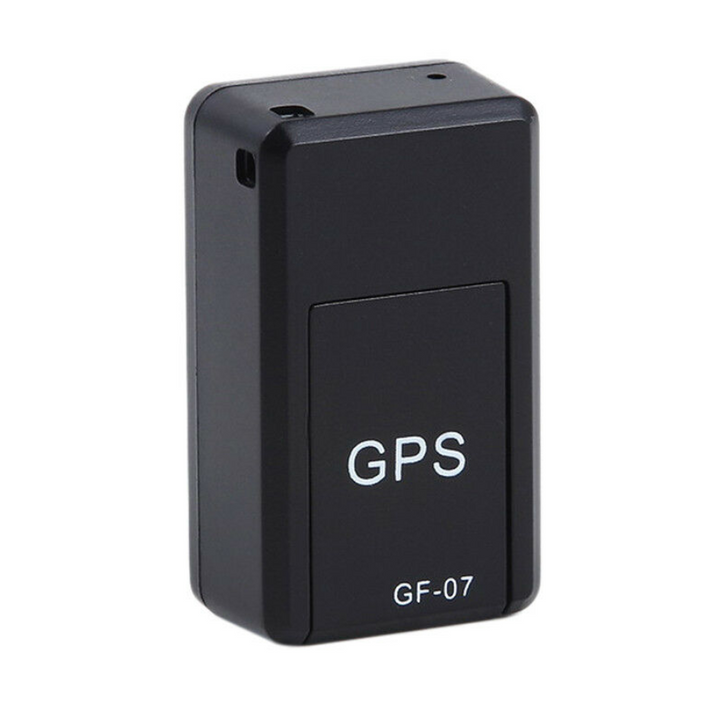 "Traceur GPS Mini noir compact, magnétique, pour suivi en temps réel sur surface métallique, idéal pour sécurité et discrétio