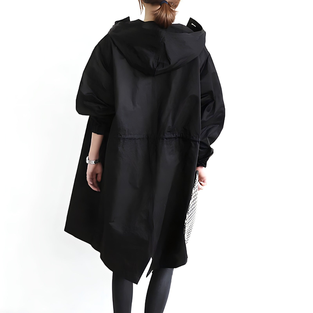 Manteau trench-coat imperméable chic pour femmes, mode printemps automne, coupe classique.