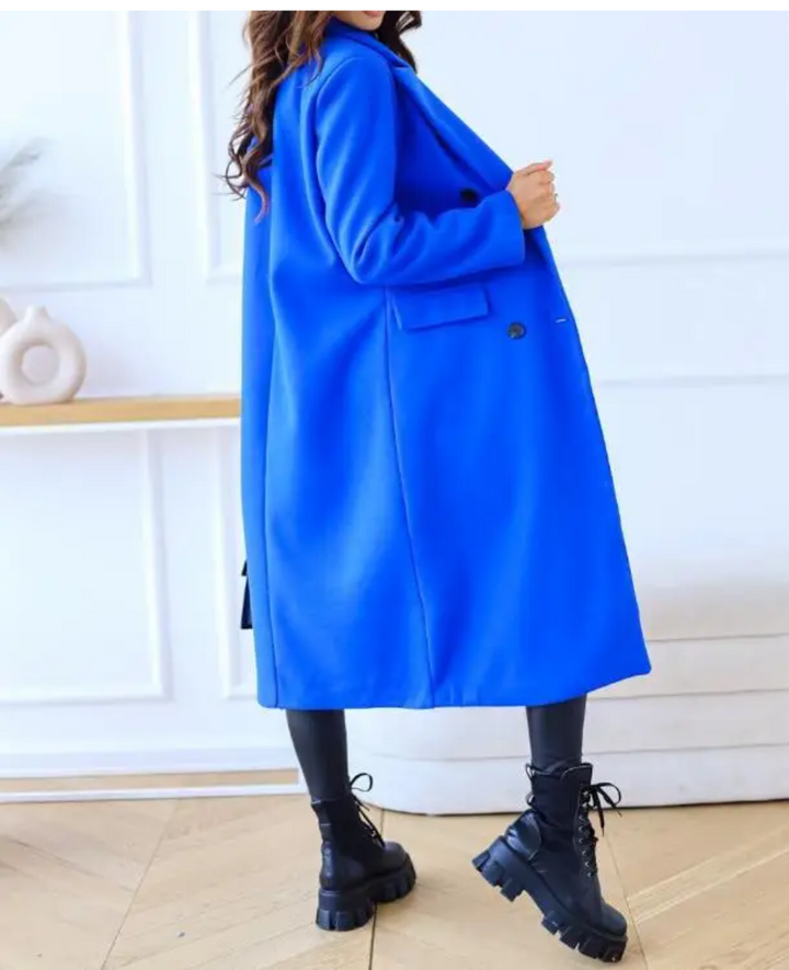 Manteau femme long, trench-coat classique, confortable et élégant.