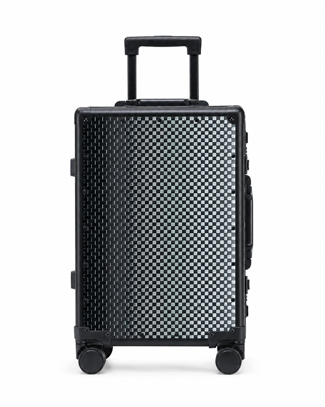 Bagage élégant Élysée en fibre de carbone pour des voyages avec style et robustesse. Valise rigide unisexe.