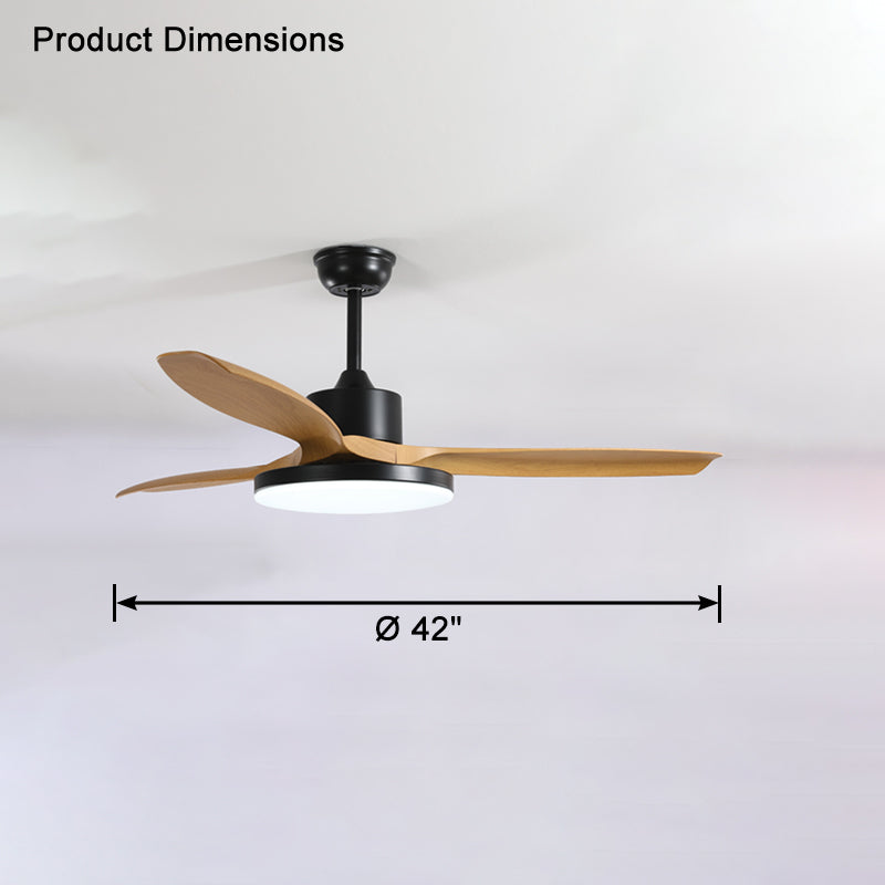 Ventilateur plafond réversible avec éclairage LED intégré. Design moderne et épuré.