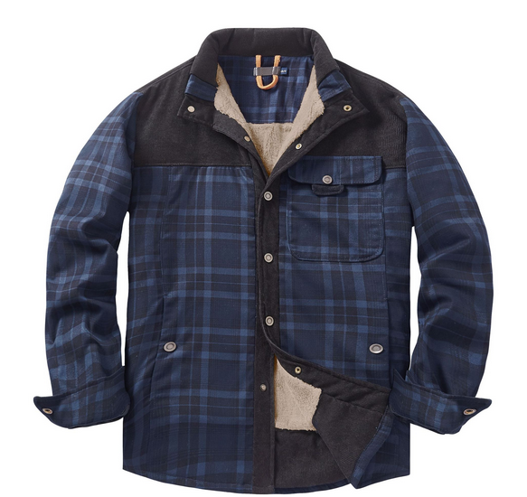 Veste chaude bûcheron pour homme, style intemporel, résistante aux intempéries pour extérieur.
