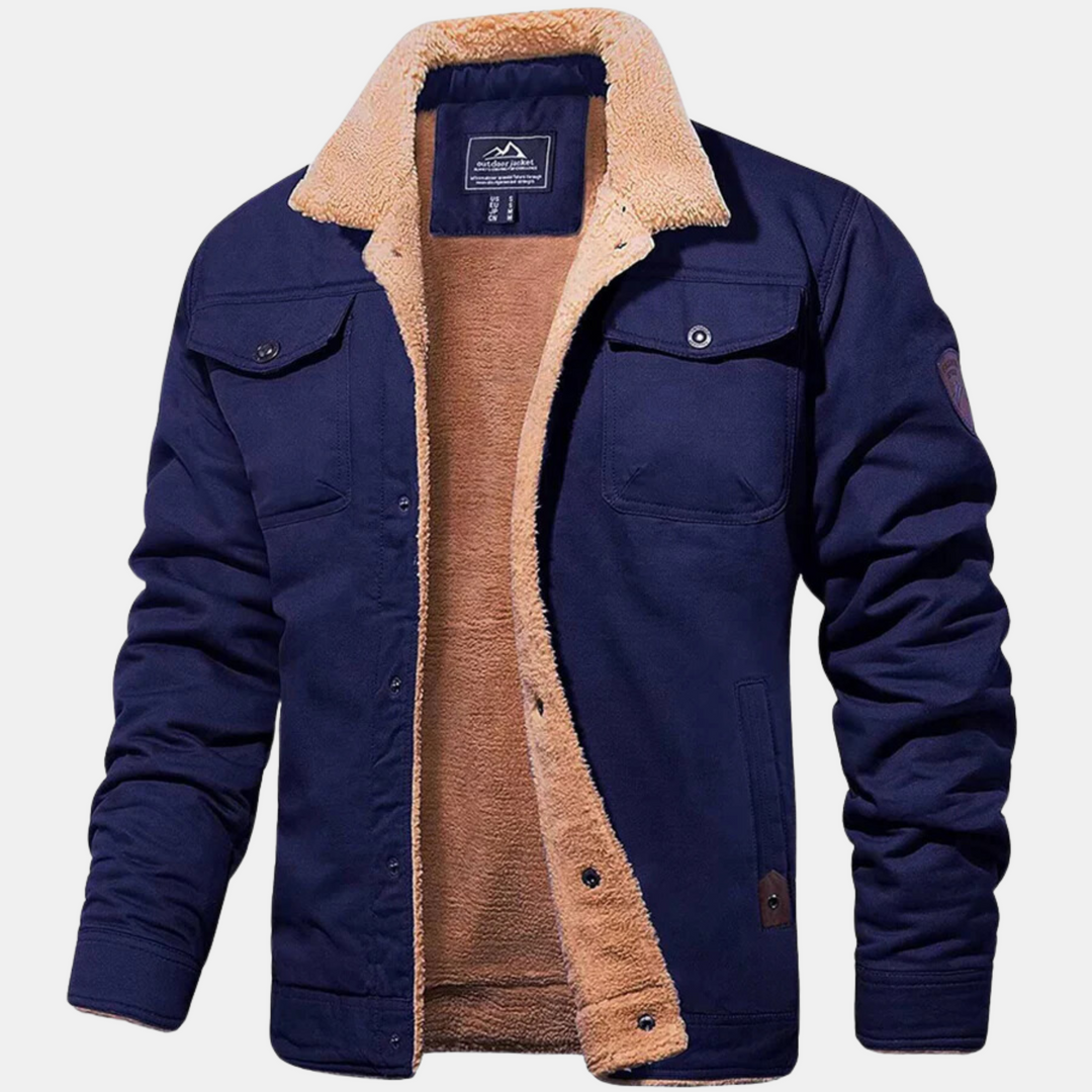 Veste bombardier intemporelle pour homme. Coupe régulière, style vintage, parfaite pour l'automne et l'hiver.