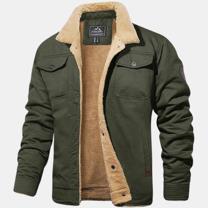 Mode masculine : Veste bombardier homme style vintage. Idéale pour l'automne-hiver, décontractée et tendance.