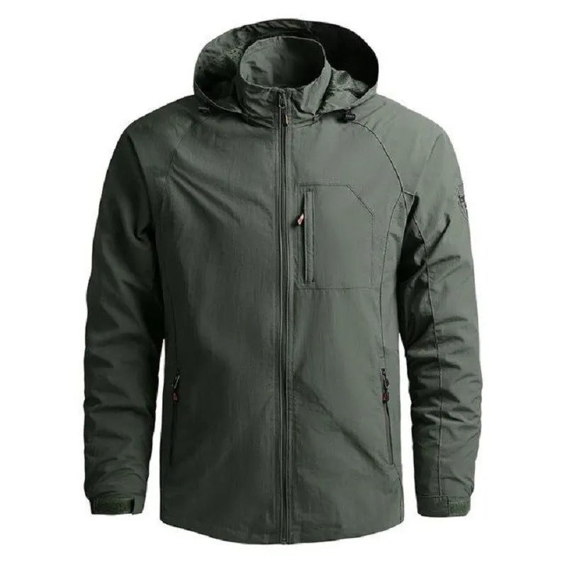 Veste cargo été homme, imperméable et respirante. Modèle stylé et pratique, poches multiples.