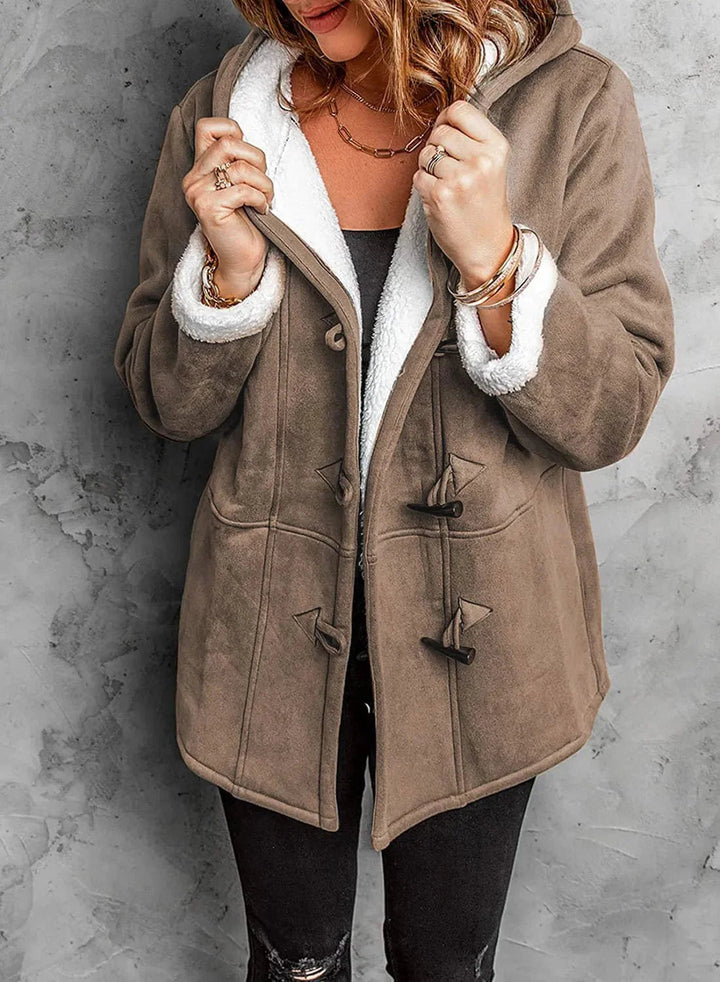 Manteau femme hiver élégant et confortable, style décontracté, idéal contre le froid.