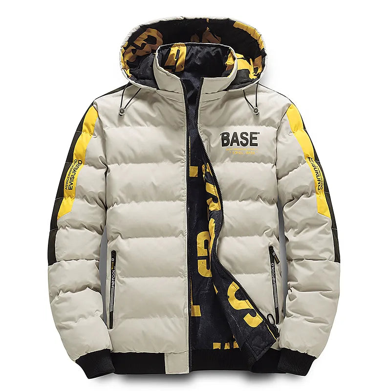 Blouson homme coupe-vent et imperméable, idéal pour l'hiver, alliant mode masculine et protection robuste.