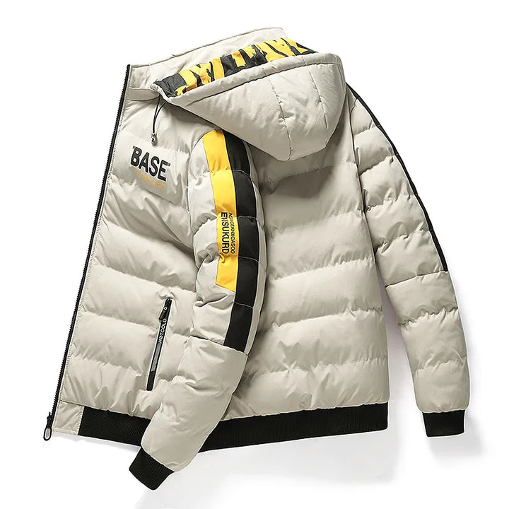 Parka homme élégante en grandes tailles, veste d'hiver chaude pour un confort optimal et un look tendance.