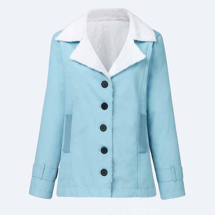 Manteau hiver femme classique, coupe mi-longue. Confortable et très chaud pour affronter le froid.