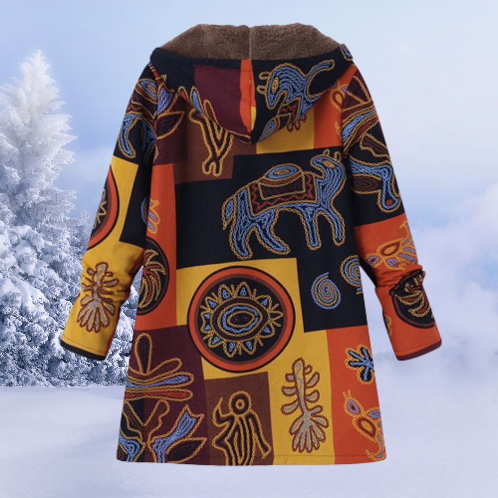 Veste d'hiver femme moderne, avec capuche protectrice et tissu douillet, max confort garanti.