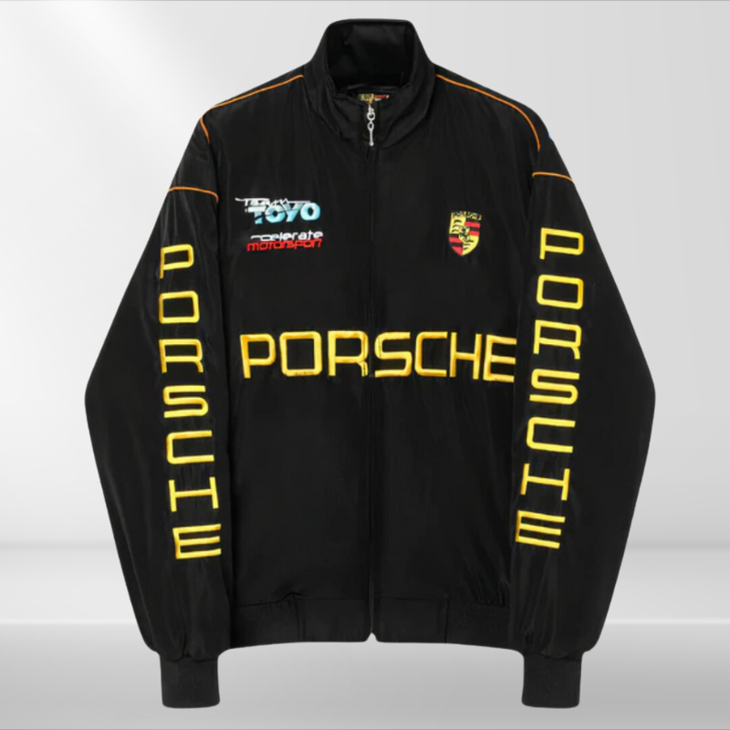 Veste de course rétro unisexe. Style F1 vintage, coupe élégante et confortable. Idéale pour le quotidien ou les événements sp