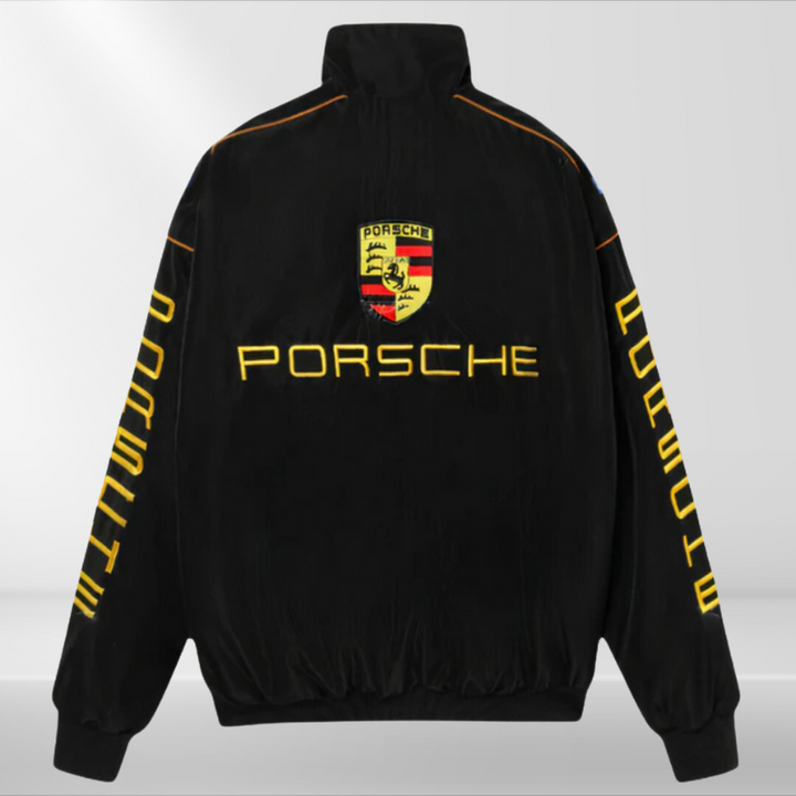 Veste de course rétro unisexe. Style F1 vintage, coupe élégante et confortable. Idéale pour le quotidien ou les événements sp