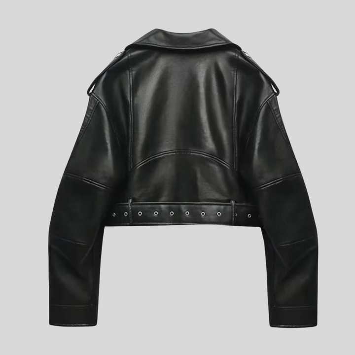Veste en cuir femme, coupe élégante et moderne.  Modèle intemporel, cuir de qualité.