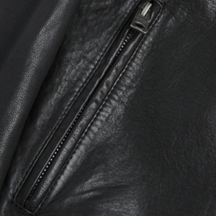 Veste en cuir homme, coupe classique, style élégant et intemporel.  Qualité supérieure.