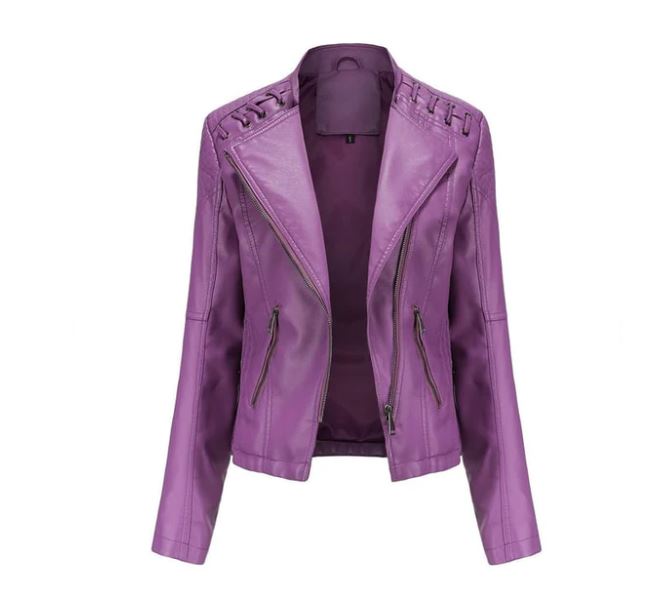 Style élégant et moderne: veste femme courte, idéale pour affronter l'automne avec classe.