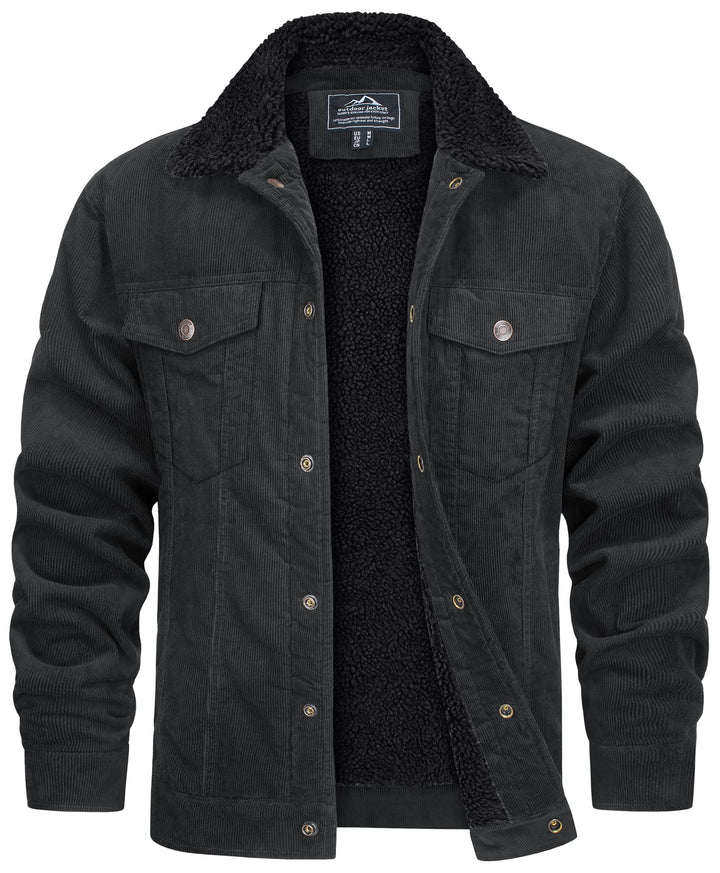 Veste homme velours côtelé stylée et polyvalente, parfaite pour un look hivernal moderne. Confortable et chaud.