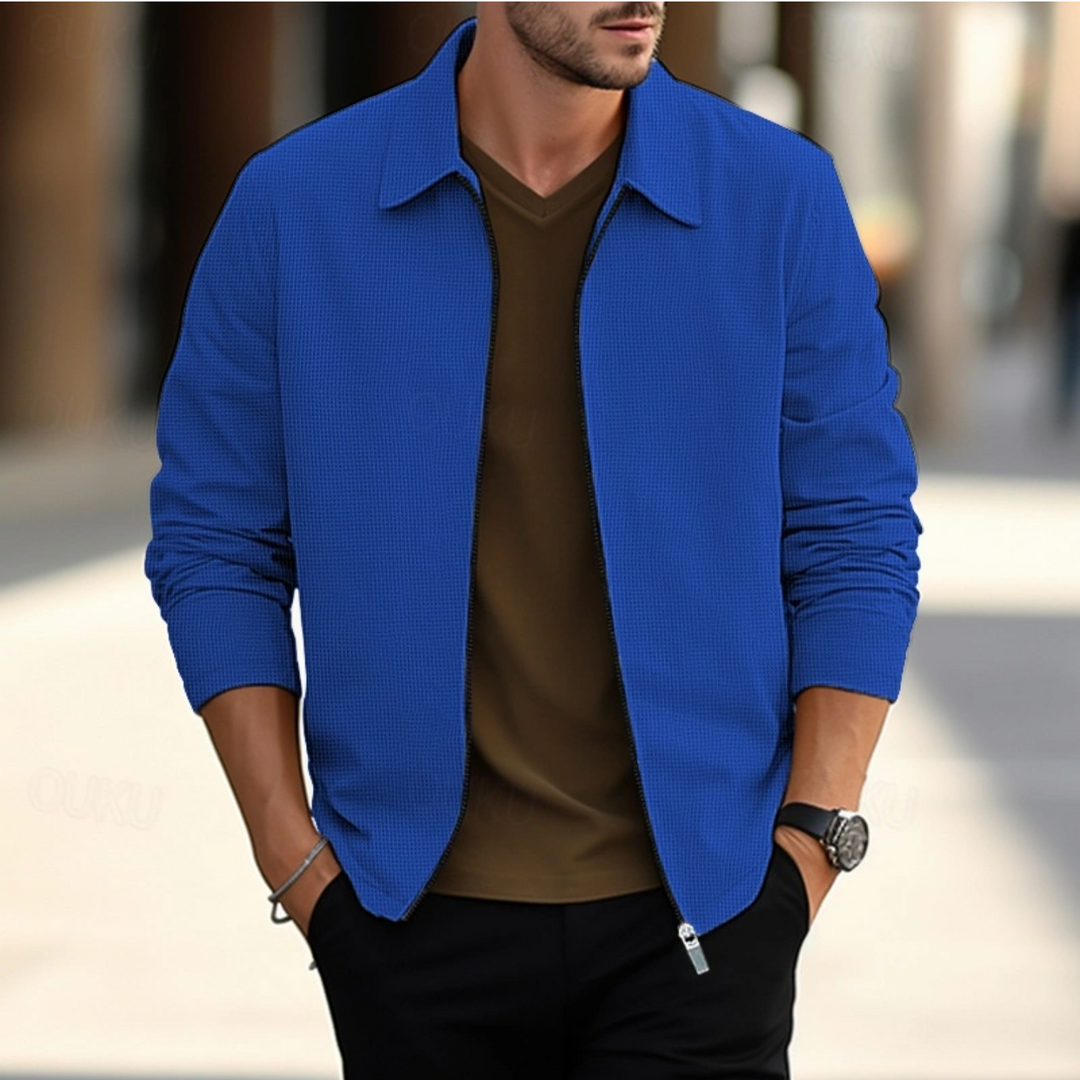 Veste homme élégante, coupe soignée.  Plusieurs couleurs disponibles.
