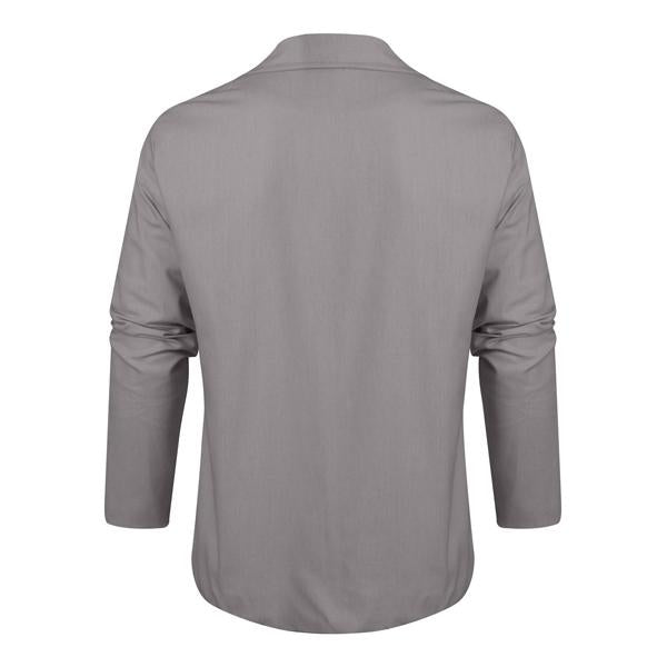 "Veste homme élégante en coton et lin, kaki, gris, bleu ou noir; style polyvalent, décontracté et respirant toutes saisons."