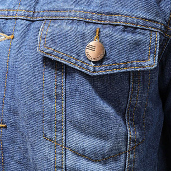 Veste chaude Jackson pour hommes. Vêtement d'extérieur doublé, élégant et intemporel pour le froid hivernal.