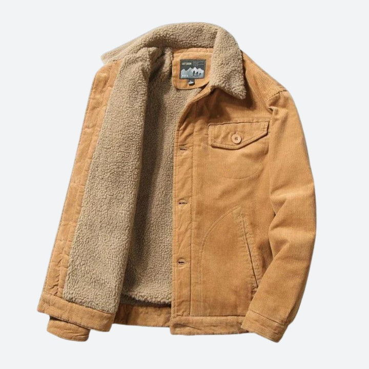 Veste homme élégante, coupe ajustée, style intemporel. Idéale pour un look chic décontracté et moderne automne-hiver.