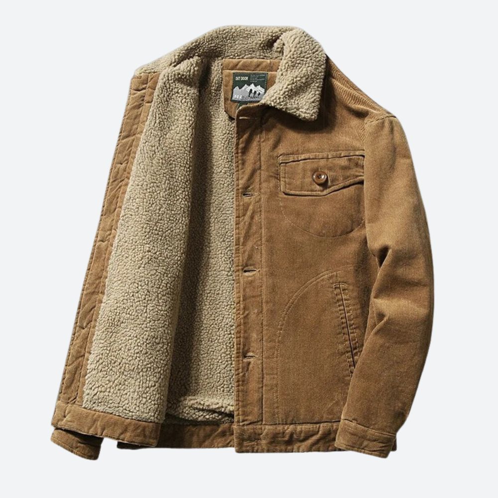 Veste homme confortable et polyvalente, tendance mode masculine. Parfaite pour un vêtement élégant automne-hiver.