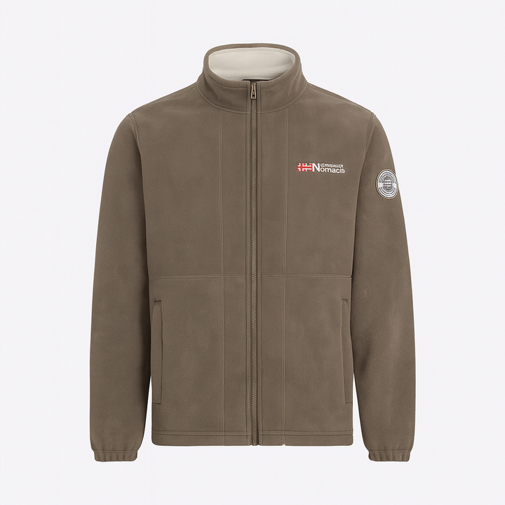 Veste homme ultra-douce pour l'automne, offrant chaleur et confort thermique décontracté.