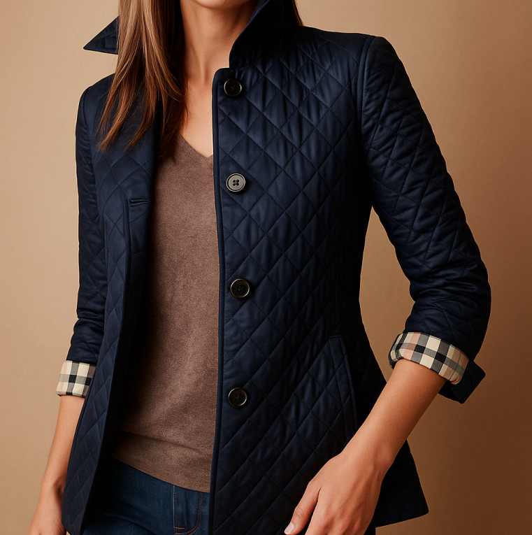 Veste en coton respirant pour femme, alliant style élégant et confort. Idéale pour la mode printemps/automne.