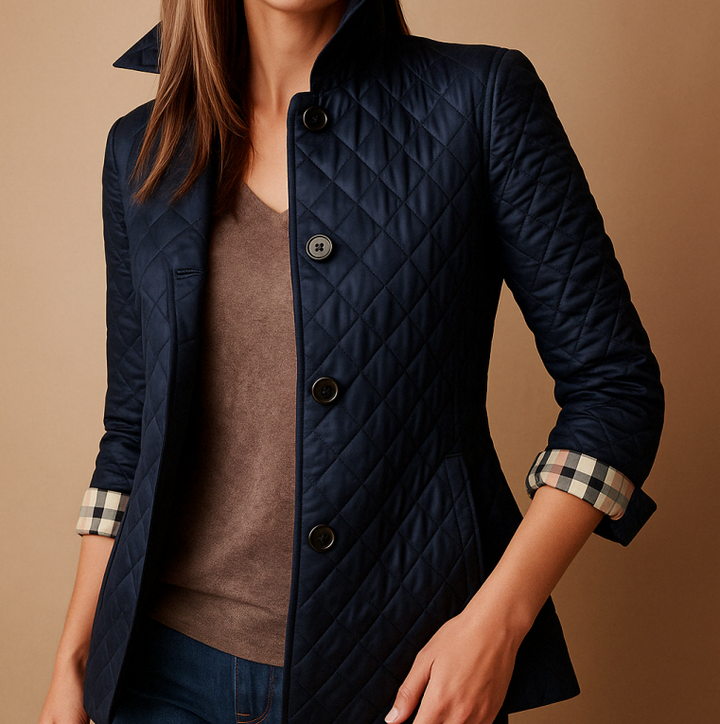 Veste en coton respirant pour femme, alliant style élégant et confort. Idéale pour la mode printemps/automne.
