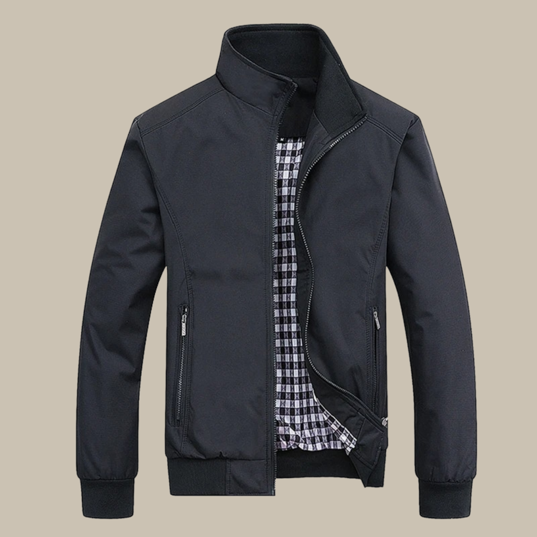 Veste légère homme été, coupe élégante et ajustée, tissu respirant bleu, idéale pour occasions casual ou semi-formelles.