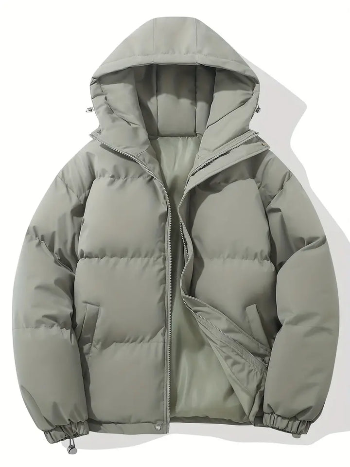 Veste à capuche matelassée pour femme, style décontracté chic, idéale pour le quotidien.
