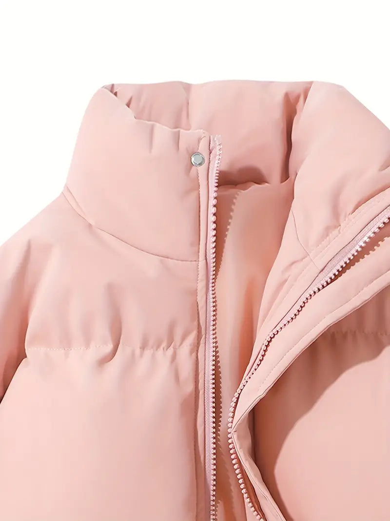 Doudoune femme matelassée à capuche, mode urbaine, confortable et chaude, pour l'hiver.
