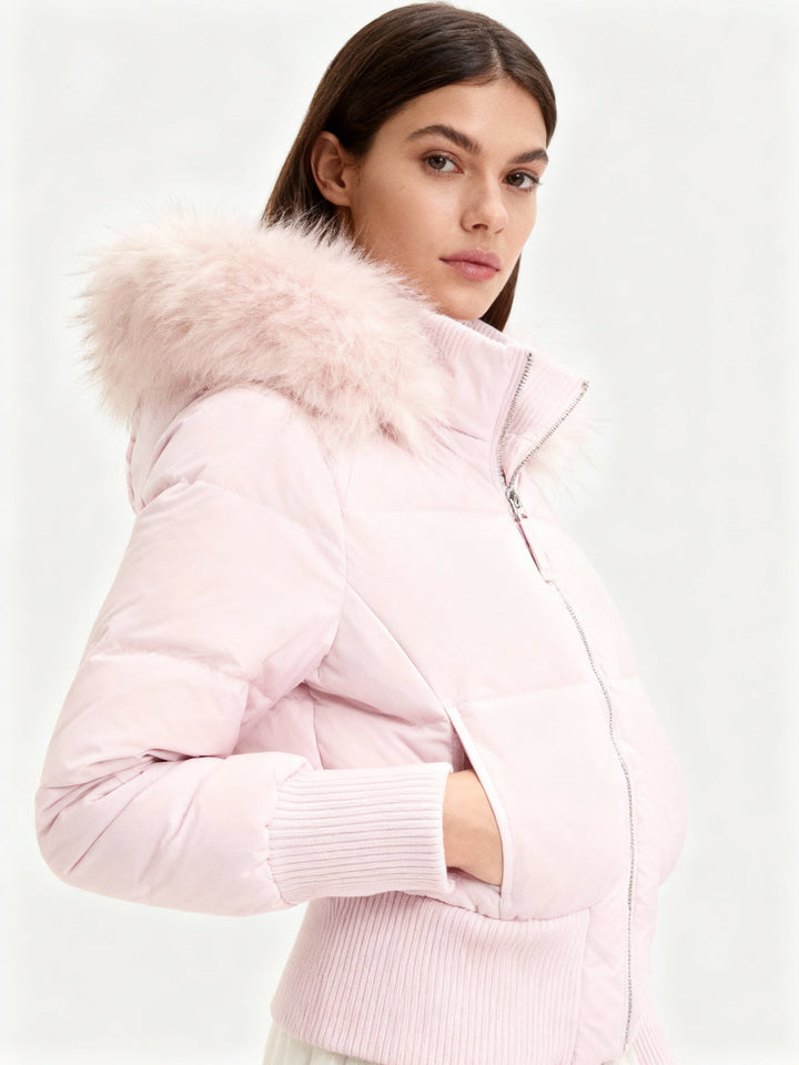 Veste d'hiver matelassée femme. Manteau isolant léger pour l'hiver. Chaleur et élégance garanties.