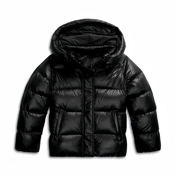 Élégante veste matelassée d'hiver pour femme. Chaude et légère, idéale pour un look mode et confortable en extérieur.