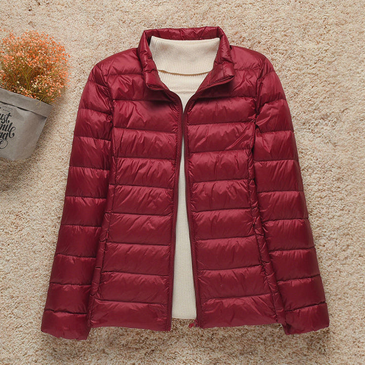 Veste femme matelassée ultra-chaude, légère et confortable, protection idéale pour l'hiver froid.