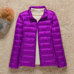 Col montant violet