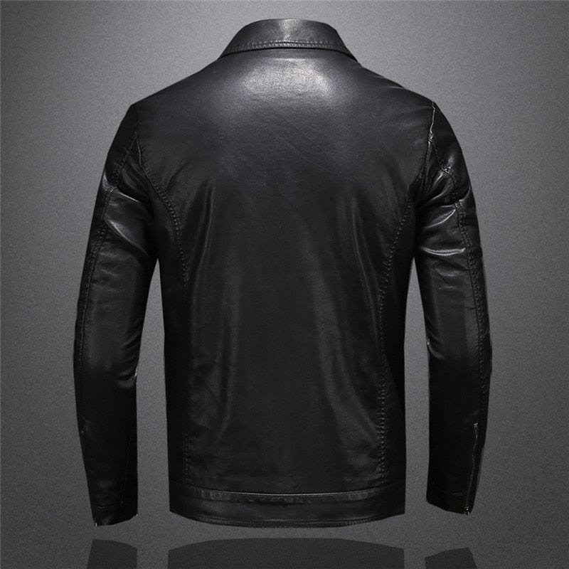 Veste moto cuir homme, style élégant et coupe ajustée.  Qualité supérieure.