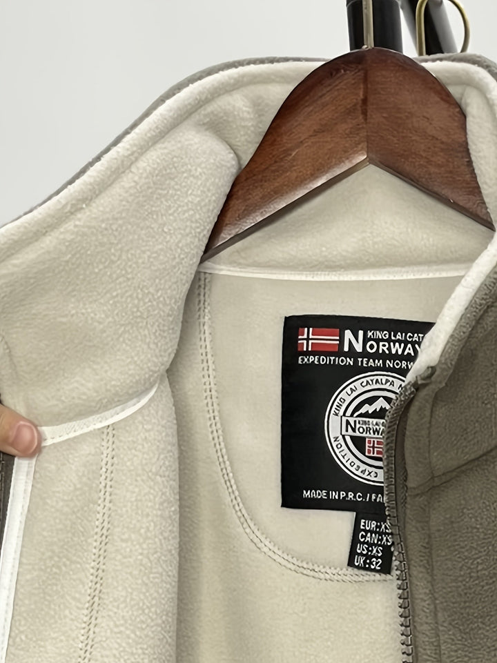 Polaire de performance homme, résistante aux intempéries, pour l'extérieur