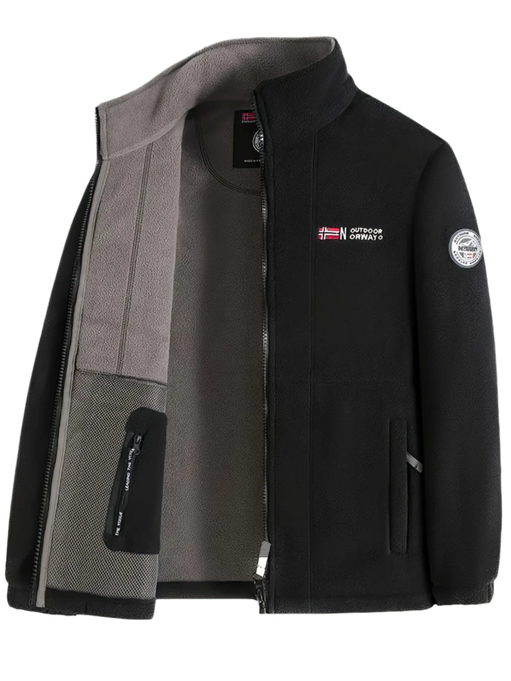 Polaire homme active, résistante et coupe-vent, pour le sport et l'hiver